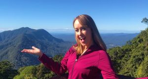 Lizzy Lovette at the Gondwana Rainforest in NSW.